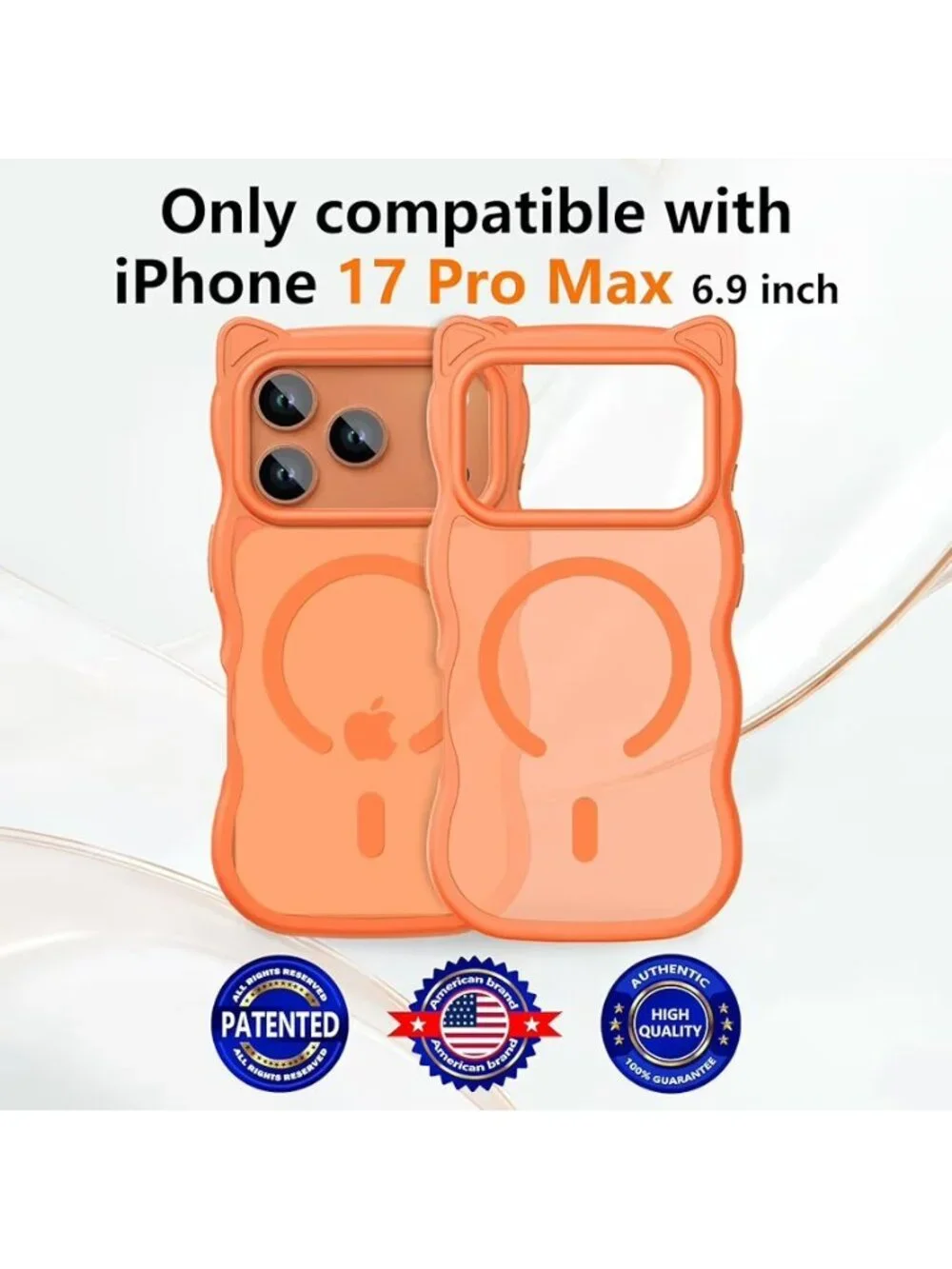iPhone 17 Pro Max Magnetic Case with Screen & Camera Lens Protector- 6.9